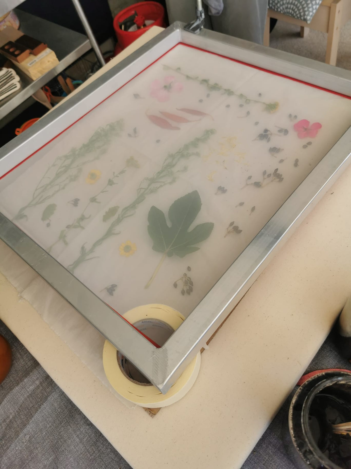 Primeiros passos na serigrafia natural em tecido
