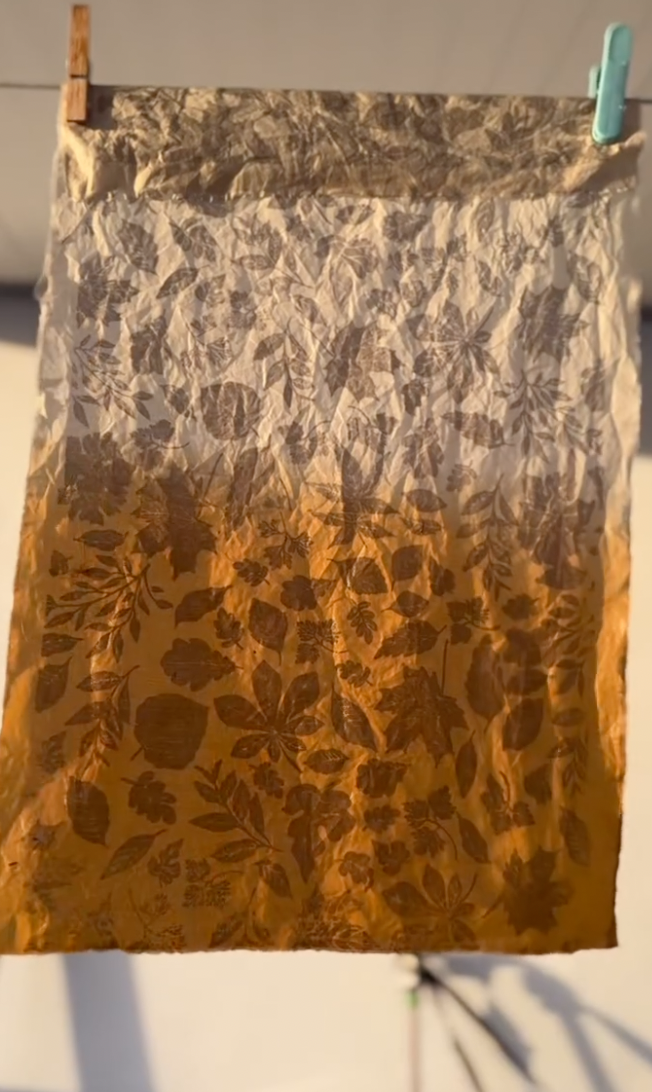 Natural Printing with Earth and Tannins