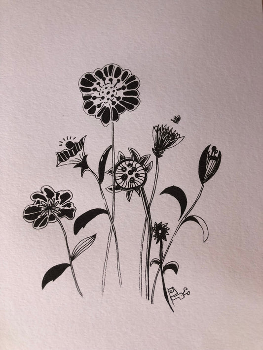Natural Screen Printing on Paper and Other Natural Supports
