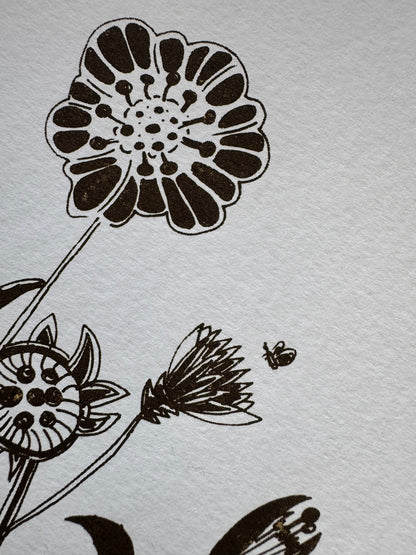 Natural Screen Printing on Paper and Other Natural Supports