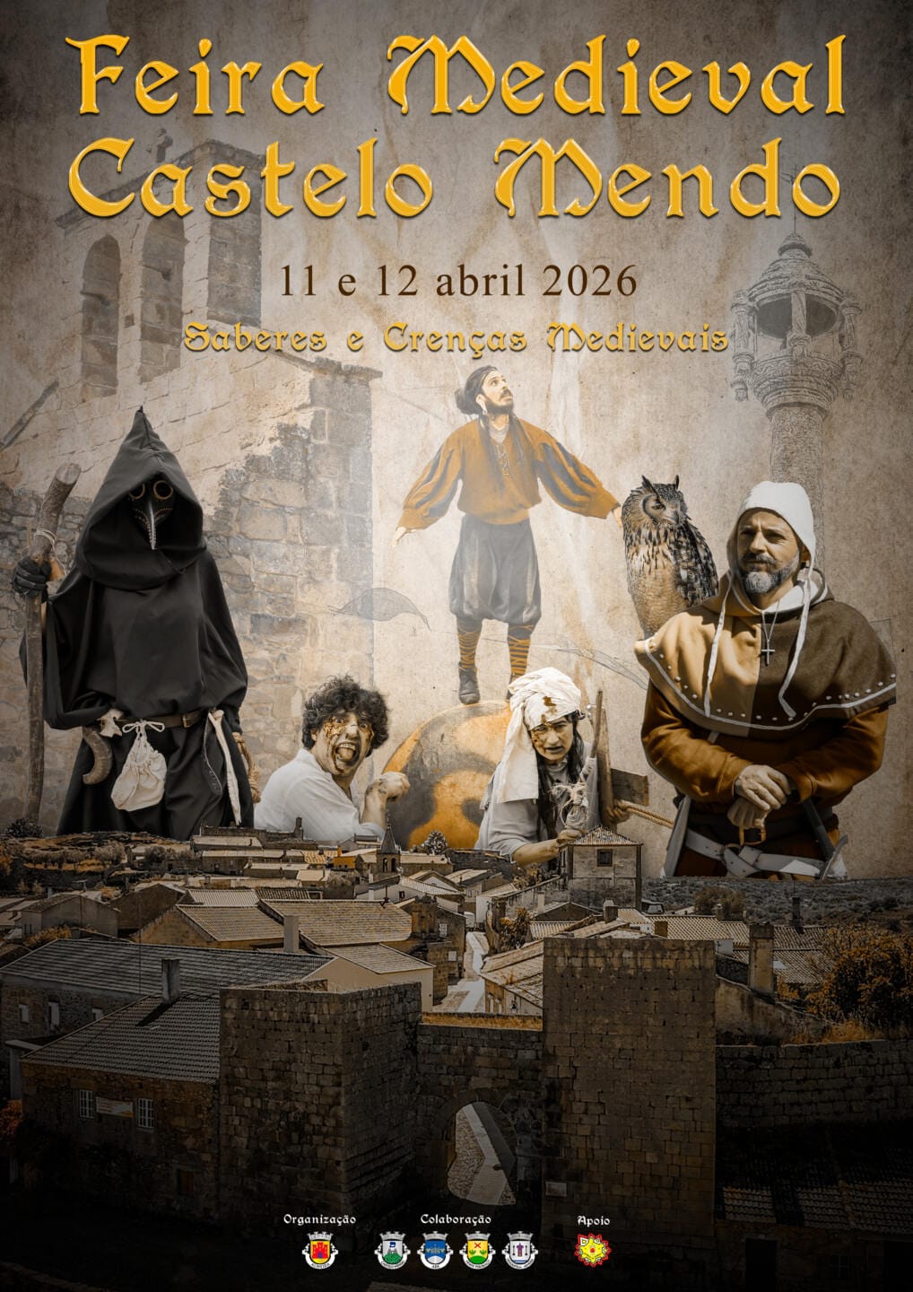 Affiche de la Foire médiévale de Castelo Mendo 2026